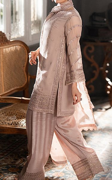 Azure Oriental Pink Chiffon Suit | Pakistani Embroidered Chiffon Dresses USA- Image 2