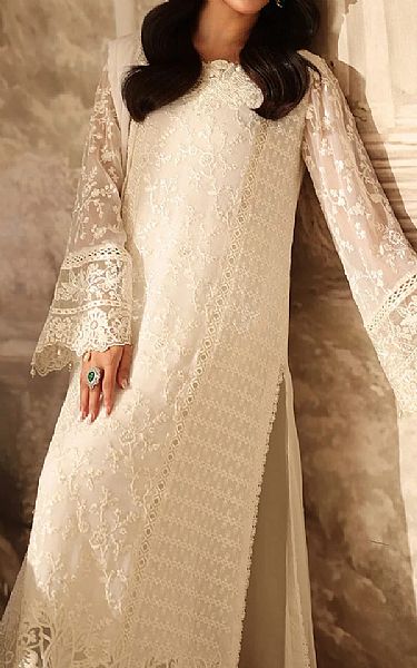 Azure Off White Chiffon Suit | Pakistani Embroidered Chiffon Dresses USA- Image 2
