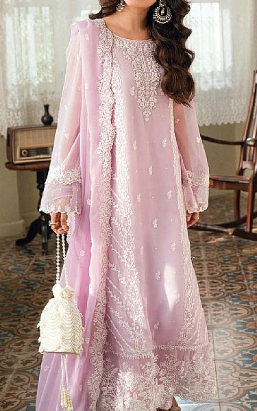 Azure Lilac Chiffon Suit | Pakistani Embroidered Chiffon Dresses USA- Image 1