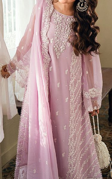 Azure Lilac Chiffon Suit | Pakistani Embroidered Chiffon Dresses USA- Image 3