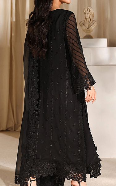 Azure Black Chiffon Suit | Pakistani Embroidered Chiffon Dresses USA- Image 2