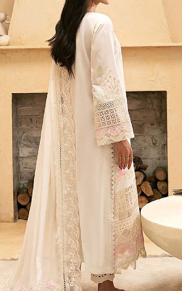 Azure White Cotton Suit | Pakistani Winter Dresses in USA- Image 2