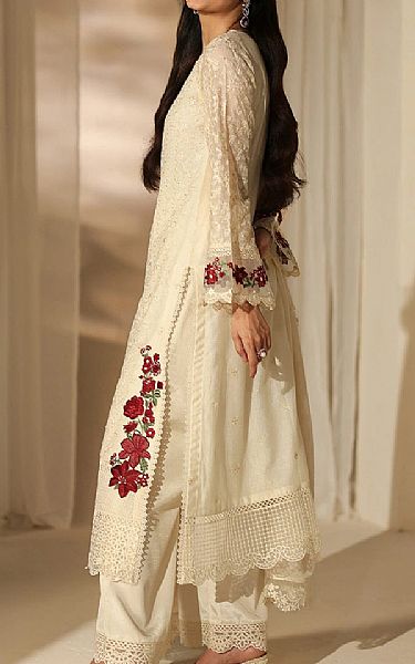 Azure Off White Net Suit | Pakistani Embroidered Chiffon Dresses USA- Image 2