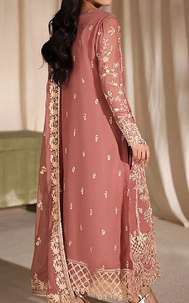Azure Oriental Pink Chiffon Suit | Pakistani Embroidered Chiffon Dresses USA- Image 2