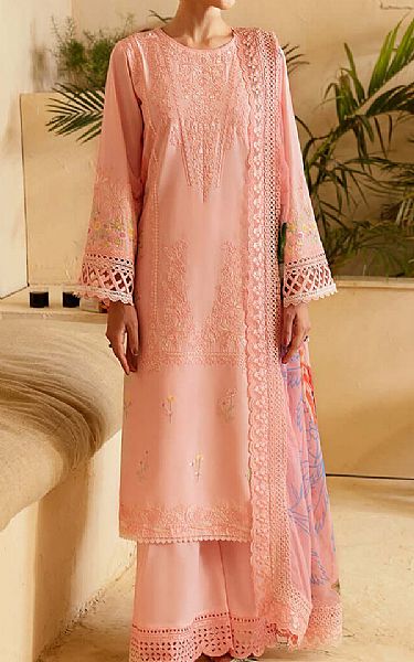 Azure Peach Cotton Suit | Pakistani Winter Dresses in USA- Image 1