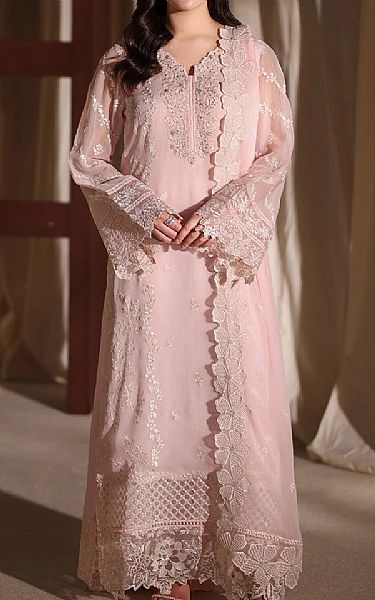 Azure Light Pink Chiffon Suit | Pakistani Embroidered Chiffon Dresses USA- Image 1
