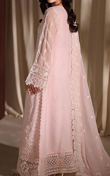 Azure Light Pink Chiffon Suit | Pakistani Embroidered Chiffon Dresses USA- Image 2