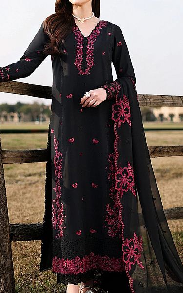 Azure Black Lawn Suit | Pakistani Lawn Dress in USA- Image 1