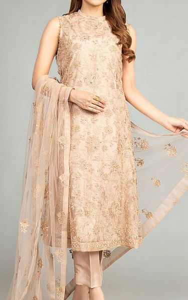 Bareeze Ivory Net Suit (2 Pcs) | Pakistani Dresses in USA- Image 1
