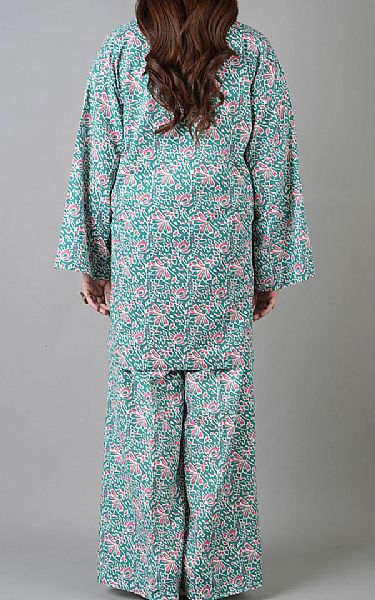 Bareeze Teal Khaddar Suit | Pakistani Winter Dresses in USA- Image 2