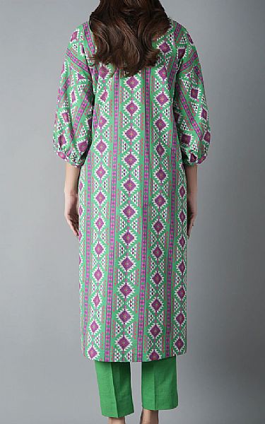 Bareeze Green Khaddar Suit | Pakistani Winter Dresses in USA- Image 2