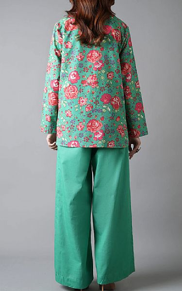 Bareeze Sea Green Khaddar Suit | Pakistani Winter Dresses in USA- Image 2