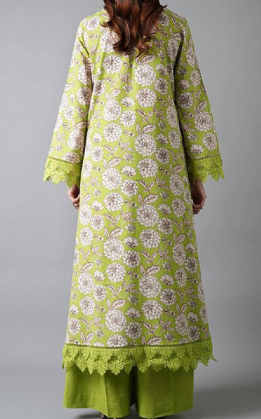 Bareeze Green Khaddar Suit | Pakistani Winter Dresses in USA- Image 2