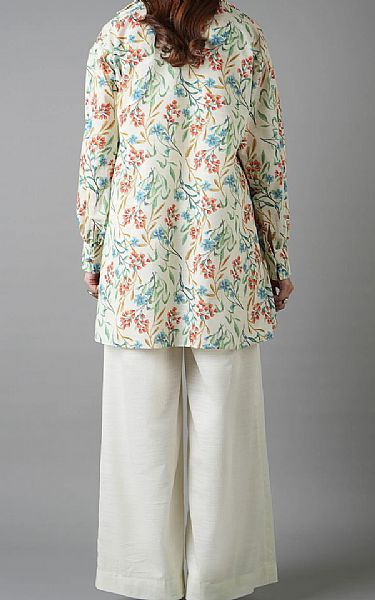 Bareeze Off-white Khaddar Suit | Pakistani Winter Dresses in USA- Image 2