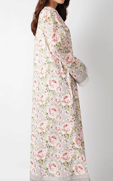 Bareeze Light Grey Lawn Suit | Pakistani Lawn Dress in USA- Image 2