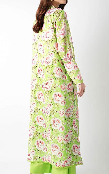 Bareeze Neon Green Lawn Suit | Pakistani Lawn Dress in USA- Image 2