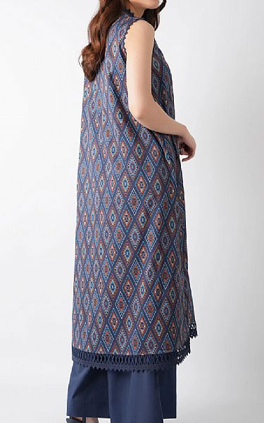 Bareeze Navy Blue Lawn Suit | Pakistani Lawn Dress in USA- Image 2