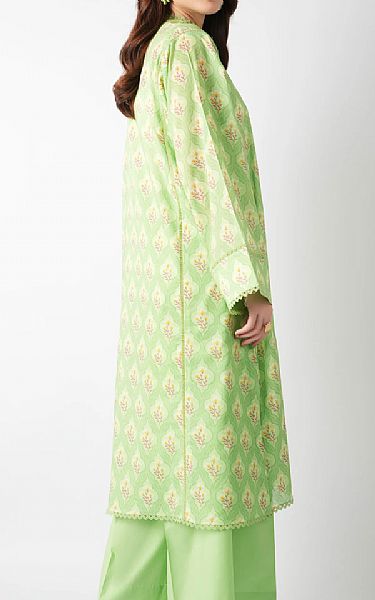 Bareeze Parrot Green Lawn Suit | Pakistani Lawn Dress in USA- Image 2