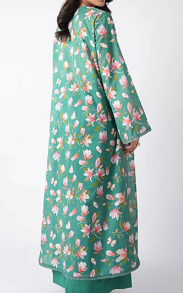 Bareeze Teal Green Lawn Suit | Pakistani Lawn Dress in USA- Image 2