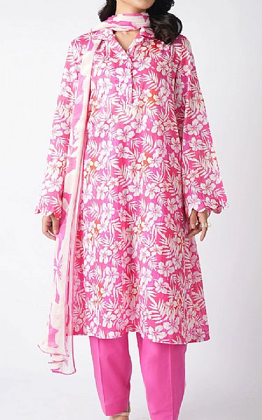 Bareeze Pink Lawn Suit | Pakistani Lawn Dress in USA- Image 1