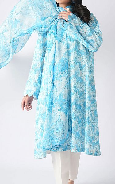 Bareeze Turquoise Lawn Suit | Pakistani Lawn Dress in USA- Image 1