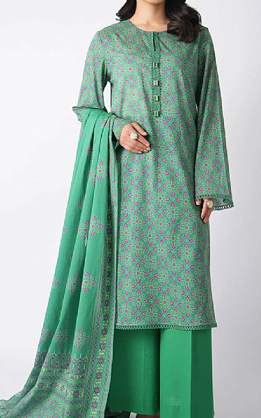 Bareeze Sea Green Lawn Suit | Pakistani Lawn Dress in USA- Image 1