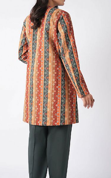 Bareeze Rust/Black Lawn Suit | Pakistani Lawn Dress in USA- Image 2