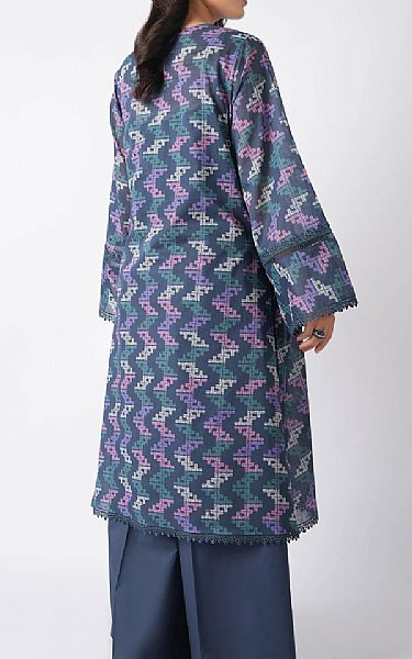 Bareeze Navy Blue Lawn Suit | Pakistani Lawn Dress in USA- Image 2