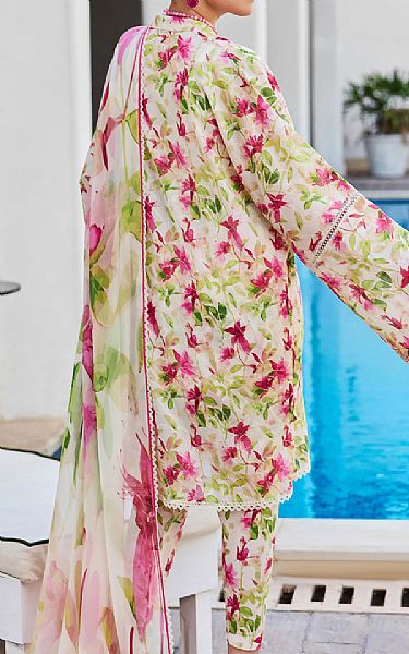 Bareeze Green/Pink Lawn Suit | Pakistani Lawn Dress in USA- Image 2