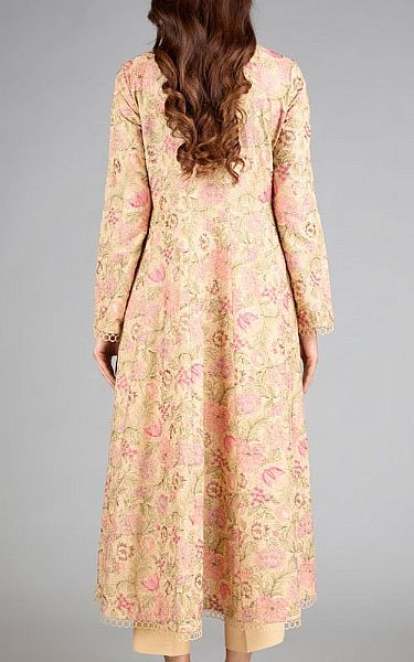 Bareeze Cream Karandi Suit | Pakistani Winter Dresses- Image 2