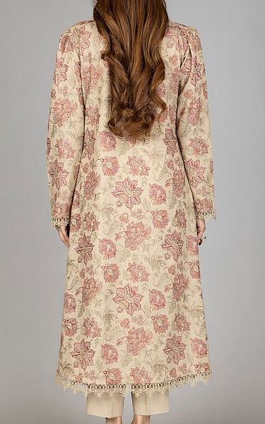 Bareeze Ivory Karandi Suit | Pakistani Winter Dresses- Image 2