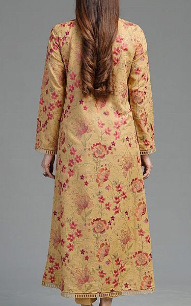 Bareeze Pale Orange Karandi Suit | Pakistani Winter Dresses- Image 2