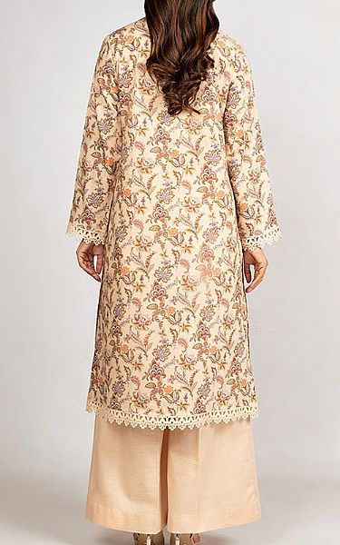 Bareeze Ivory Khaddar Suit | Pakistani Winter Dresses- Image 2