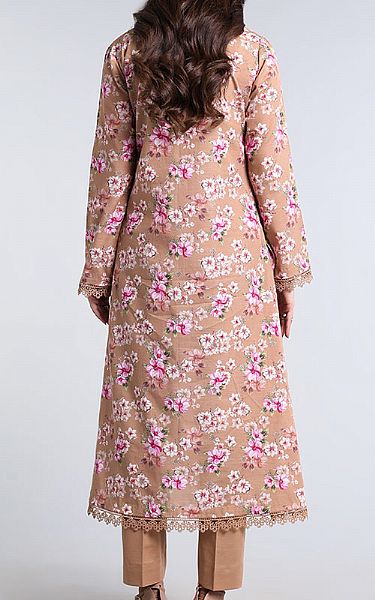 Bareeze Tea Pink Khaddar Suit | Pakistani Winter Dresses- Image 2