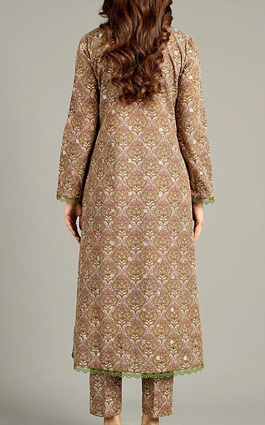 Bareeze Fawn Khaddar Suit | Pakistani Winter Dresses- Image 2