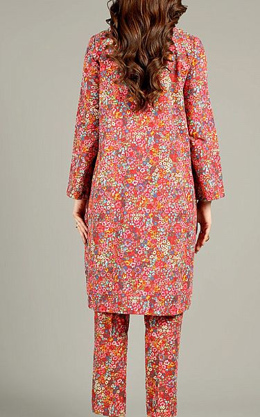 Bareeze Coral Khaddar Suit | Pakistani Winter Dresses- Image 2