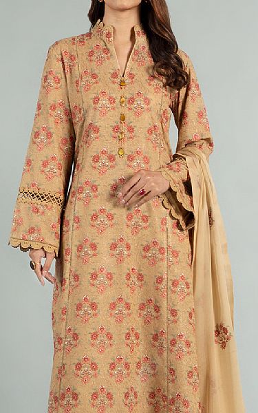 Bareeze Fawn Karandi Suit | Pakistani Dresses in USA- Image 2