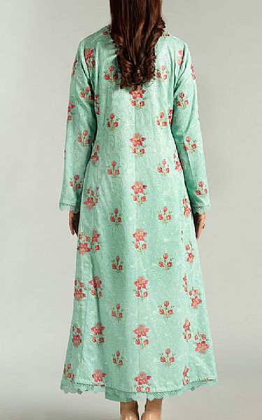 Bareeze Mint Green Karandi Suit | Pakistani Dresses in USA- Image 2