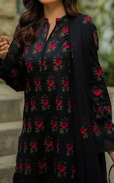 Bareeze Black Lawn Suit | Pakistani Lawn Dress in USA- Image 2
