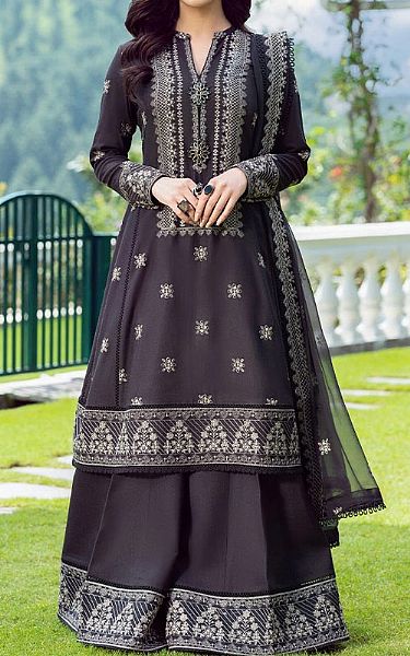 Bareeze Black Karandi Suit | Pakistani Dresses in USA- Image 1