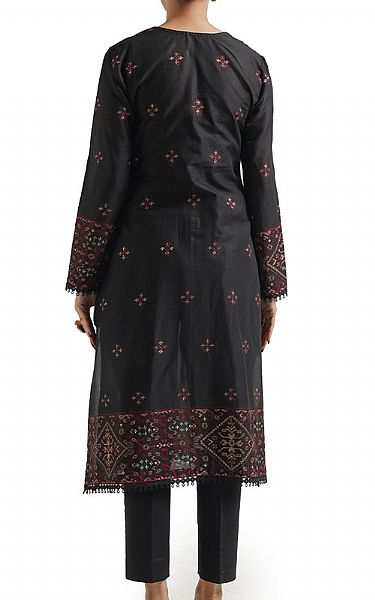 Bareeze Black Lawn Suit | Pakistani Lawn Suits- Image 2