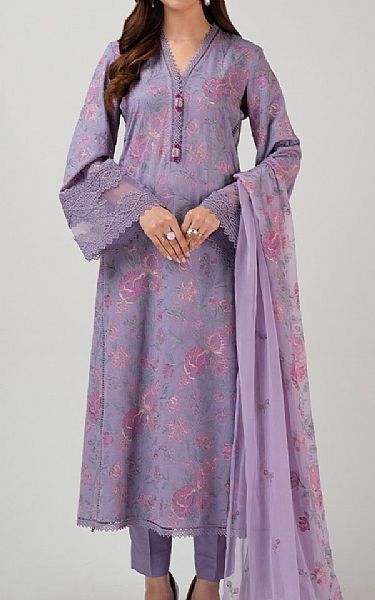 Bareeze Lilac Karandi Suit Pakistani Winter Dresses in USA