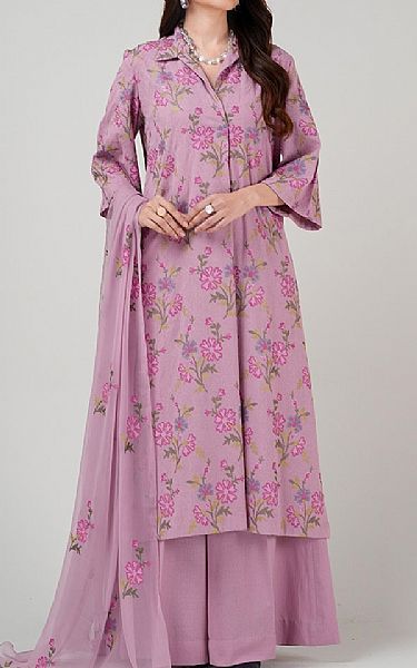 Lilac Karandi Suit Bareeze Pakistani Winter Dresses Custom Stitched Pakistani Winter Suits