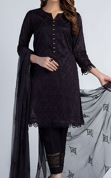 Bareeze Black Lawn Suit | Pakistani Dresses in USA- Image 1