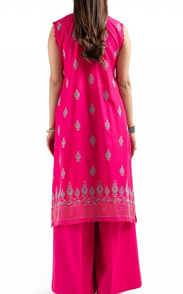 Bareeze Hot Pink Lawn Suit | Pakistani Lawn Suits- Image 2