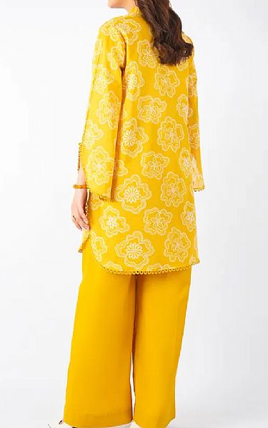 Bareeze Golden Yellow Lawn Suit | Pakistani Lawn Dress in USA- Image 2