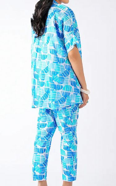 Bareeze Turquoise Lawn Suit | Pakistani Lawn Dress in USA- Image 2