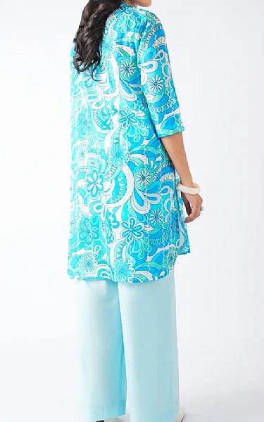 Bareeze Turquoise Lawn Suit | Pakistani Lawn Dress in USA- Image 2