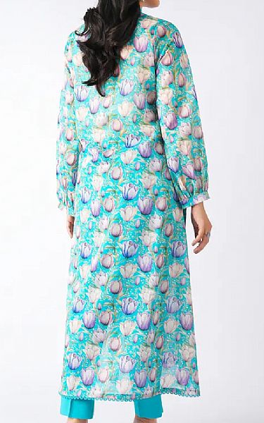 Bareeze Aqua Lawn Suit | Pakistani Lawn Dress in USA- Image 2