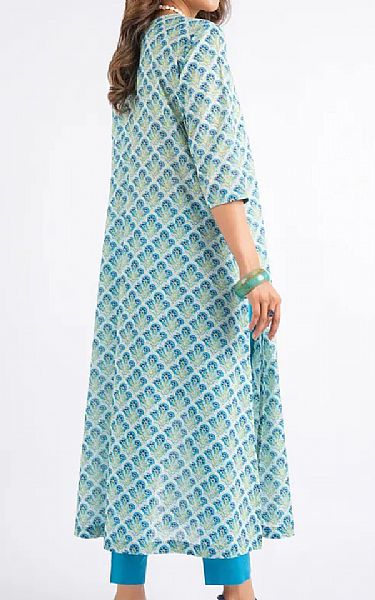 Bareeze Blue/Off White Lawn Suit | Pakistani Lawn Dress in USA- Image 2